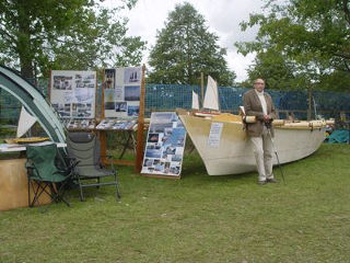 James with Amatasi at the Wharram Designs stand