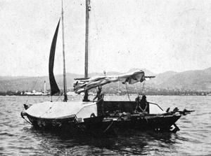 Kaimiloa with her sails up