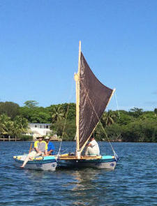 Tahiti Wayfarer sailing