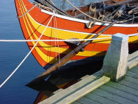Viking ship replica