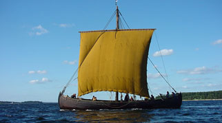Viking Knarr boat