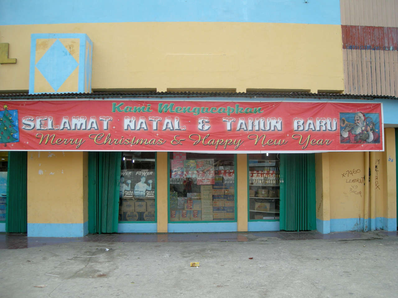 Shop front in Biak