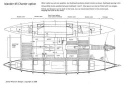 Islander 65 Charter layout
